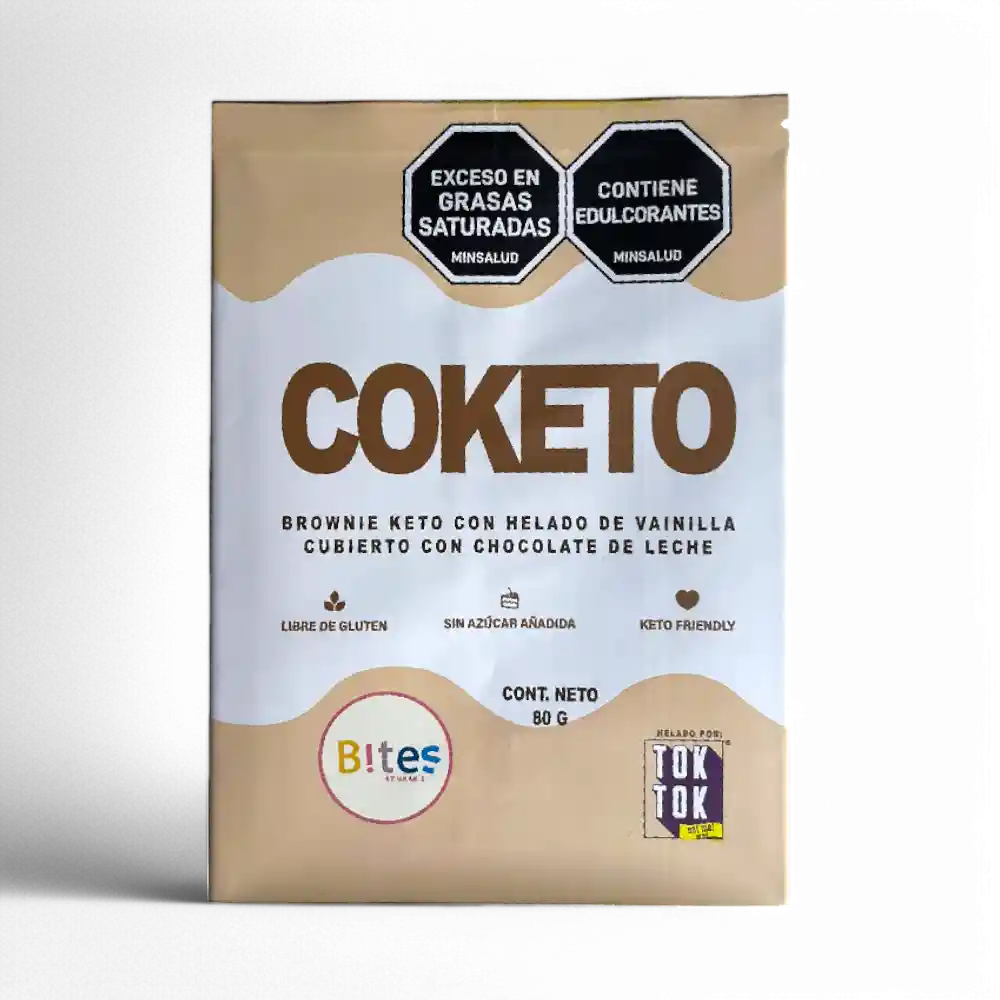 Brownie Keto Helado Vaini Choco X80gr Bi