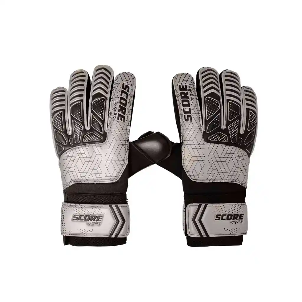 Guantes De Arquero Competencia Score By Golty - Talla 6 - Gris