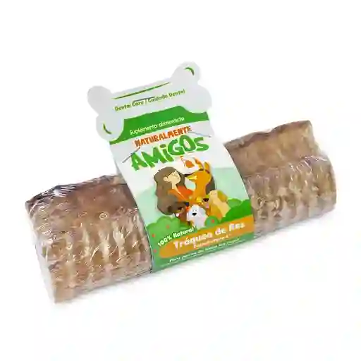 Amigos Traquea De Res Pequeña 6" Natural Y Deshidratada Para Perros