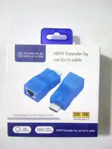 🔌📺 Extensor Hdmi Por Cable De Red Cat 5e/6 - Hasta 30 Metros 📺🔌
