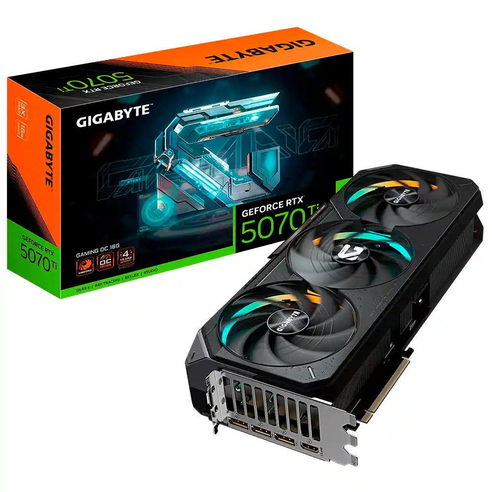 Tarjeta De Vídeo Gigabyte Geforce Rtx 5070 Ti Gaming Oc 16gb