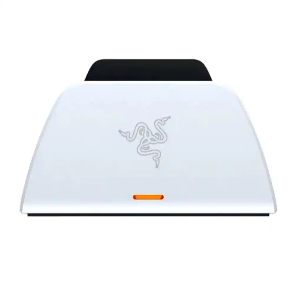Soporte Stand Cargador Mando Control Compatible Ps5 Blanco