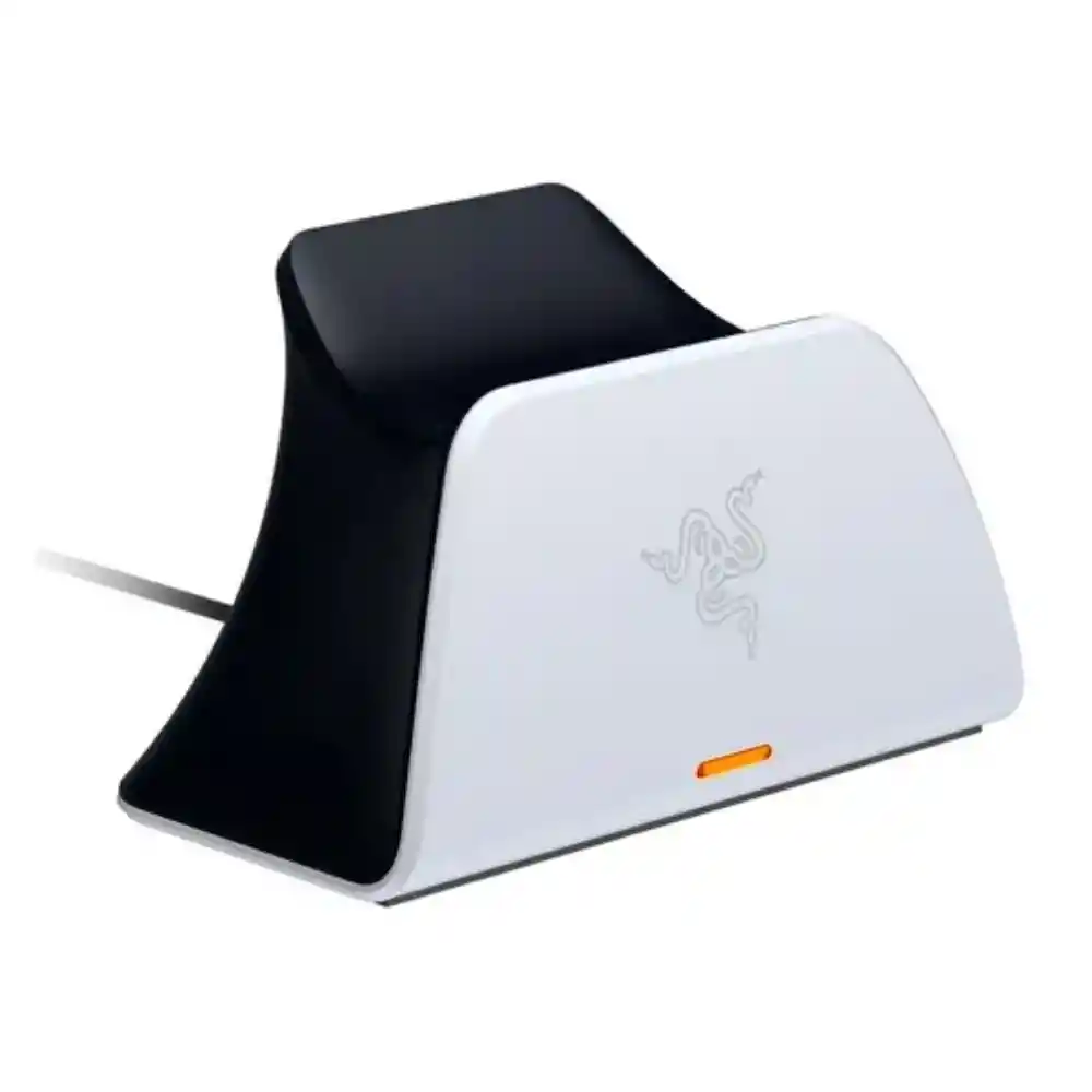 Soporte Stand Cargador Mando Control Compatible Ps5 Blanco