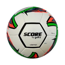 Balón Fútbol Golty Score Vortex T.5 Competición 2025/ Blanco - Naranja