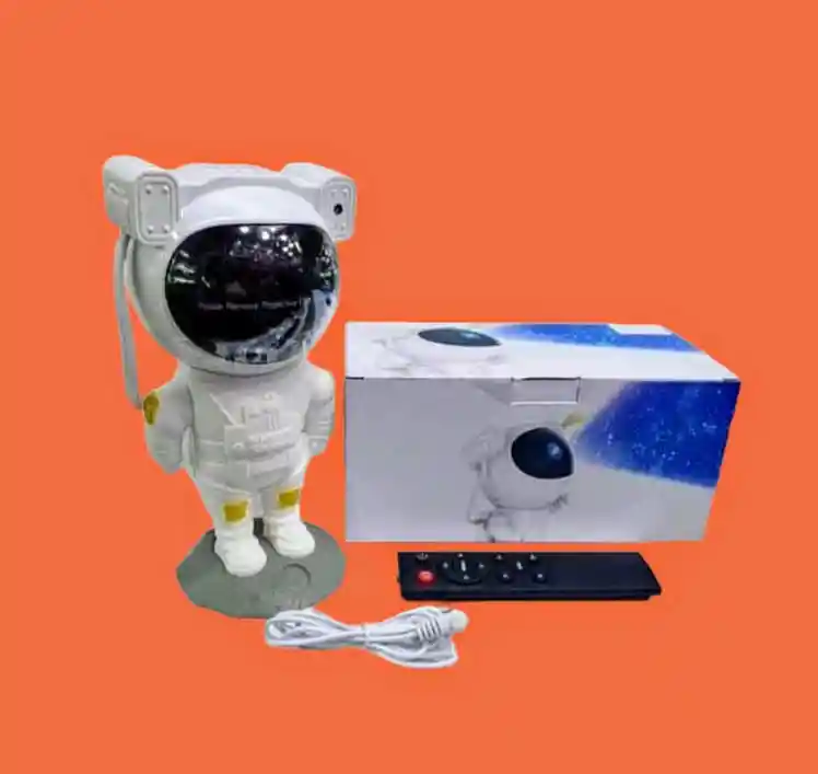 Astronauta Proyector De Luces Led Multicolor Galaxia Con Estrellas (grande)