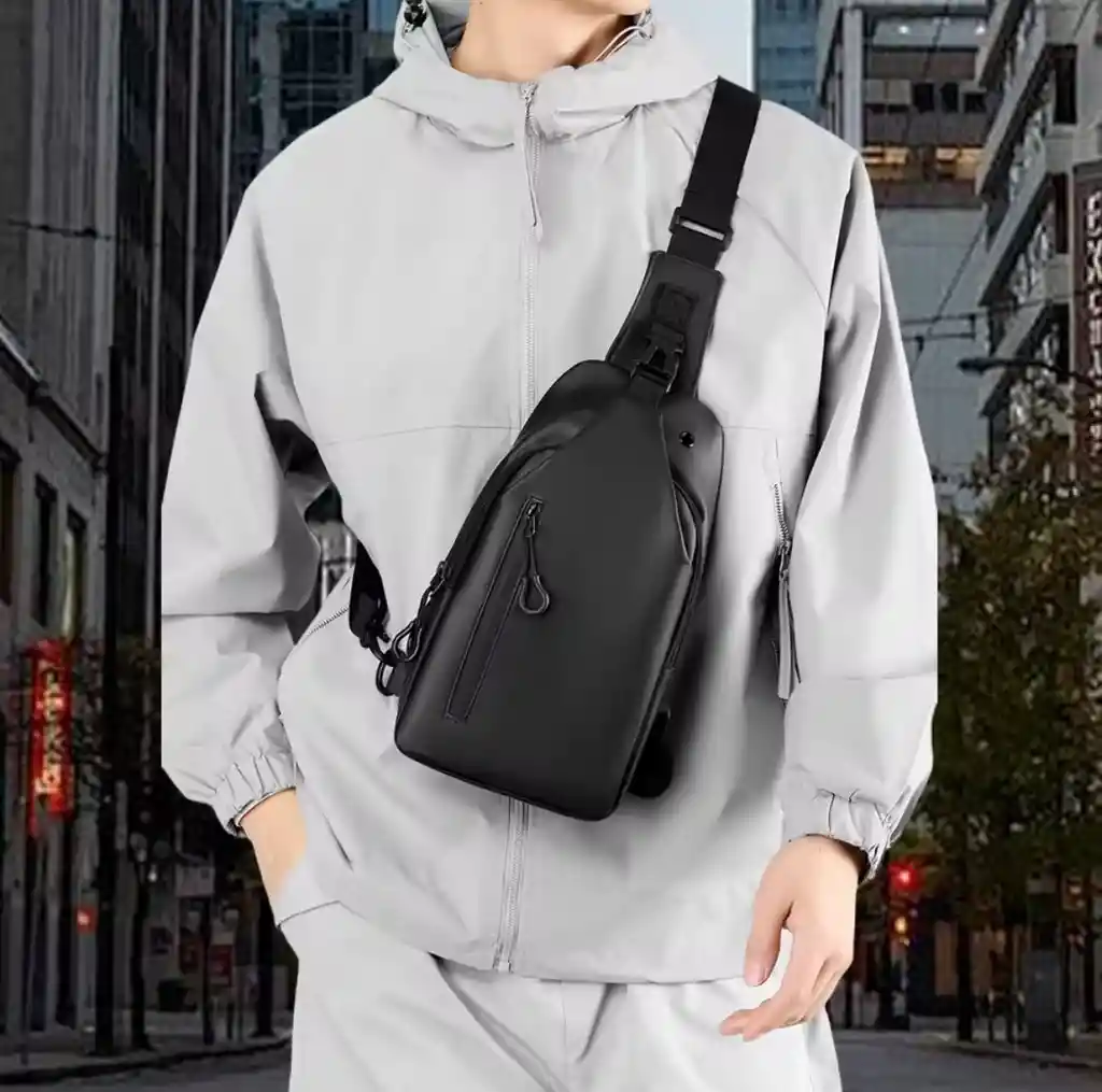 Bolso Bandolera Impermeable Antirrobo Con Usb Mochila
