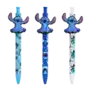 Set 3 Boligrafos Esferos Stitch