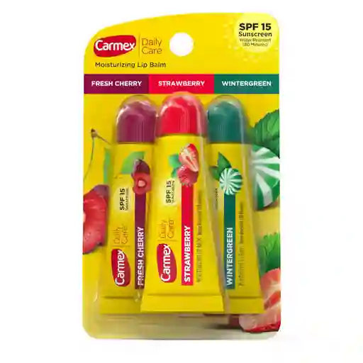 Carmex Bálsamo Labial Saborizado X 3