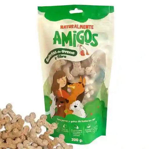 Amigos Galletas De Avena Y Fibra Natural Para Perros 200 G