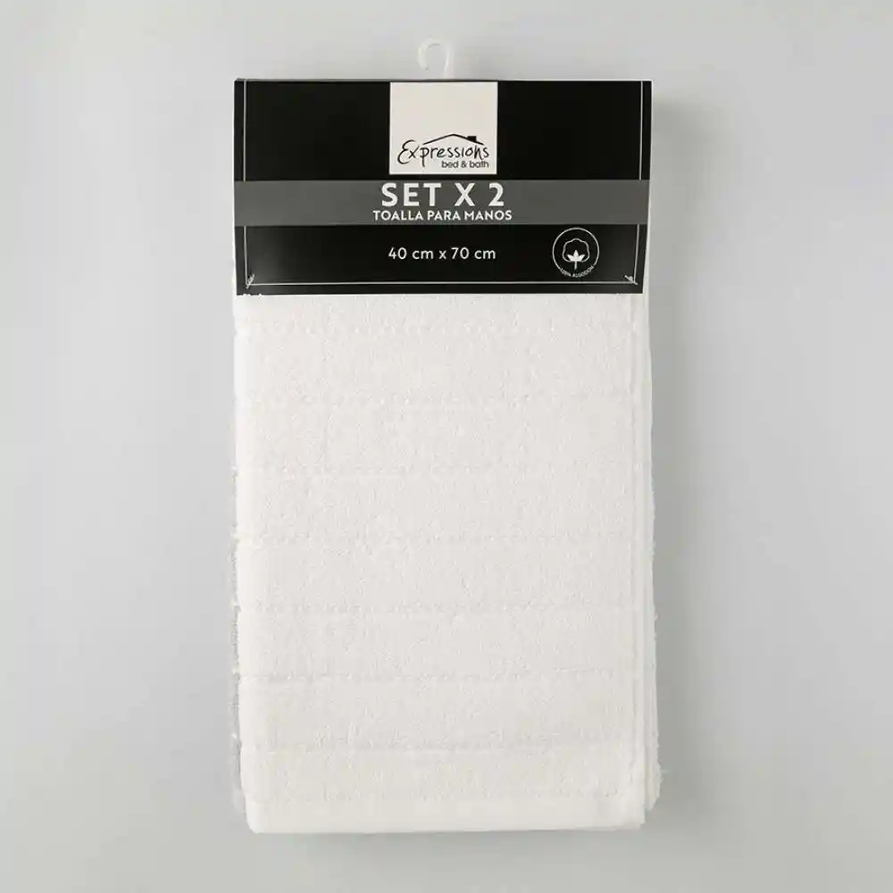 Toalla Expressions Setx2 Und Magestic 40x70cm Gris 600gr - 100% Algodon
