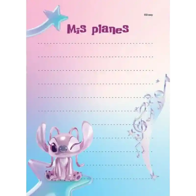 Agenda Planeador Stitch Primavera Edicion Limitada