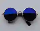 Gafas Redondas Pequeñas Azules