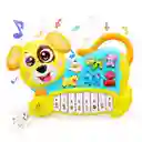 Juguete Piano Musical Perrito Con Luces Nuevo Amarillo