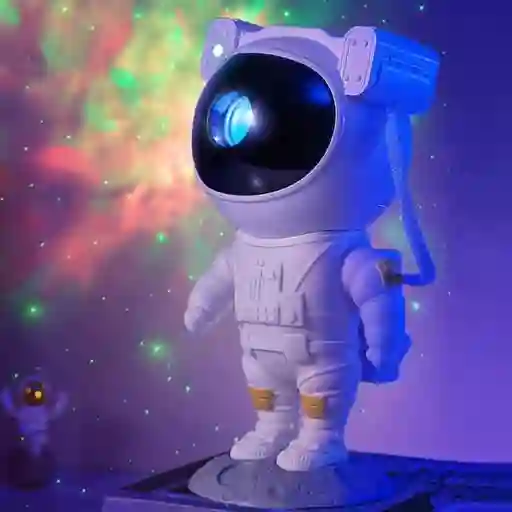 Astronauta Proyector De Luces Led Multicolor Galaxia Con Estrellas (grande)