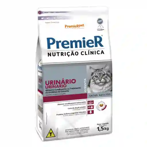 Nutrición Clínica Urinario Estruvita Gatos 1,5 Kg