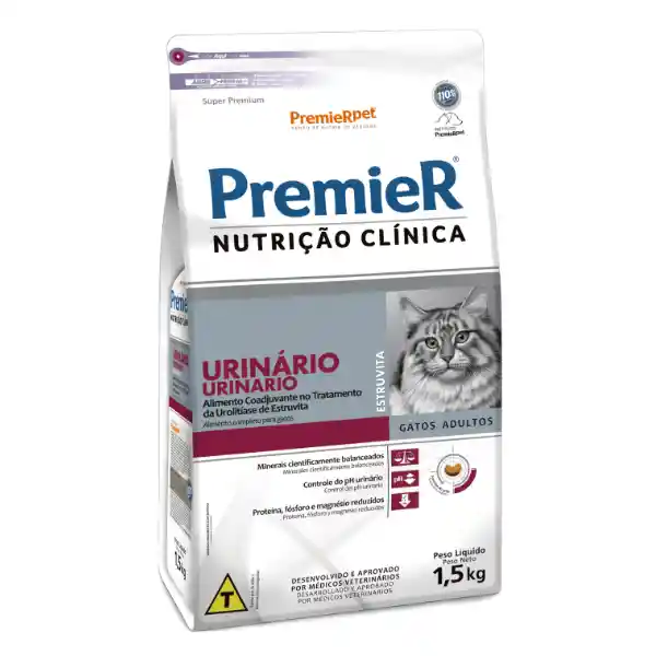 Nutrición Clínica Urinario Estruvita Gatos 1,5 Kg