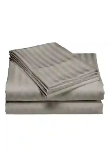 Sabana Embozada Gris Cama 2x2 King