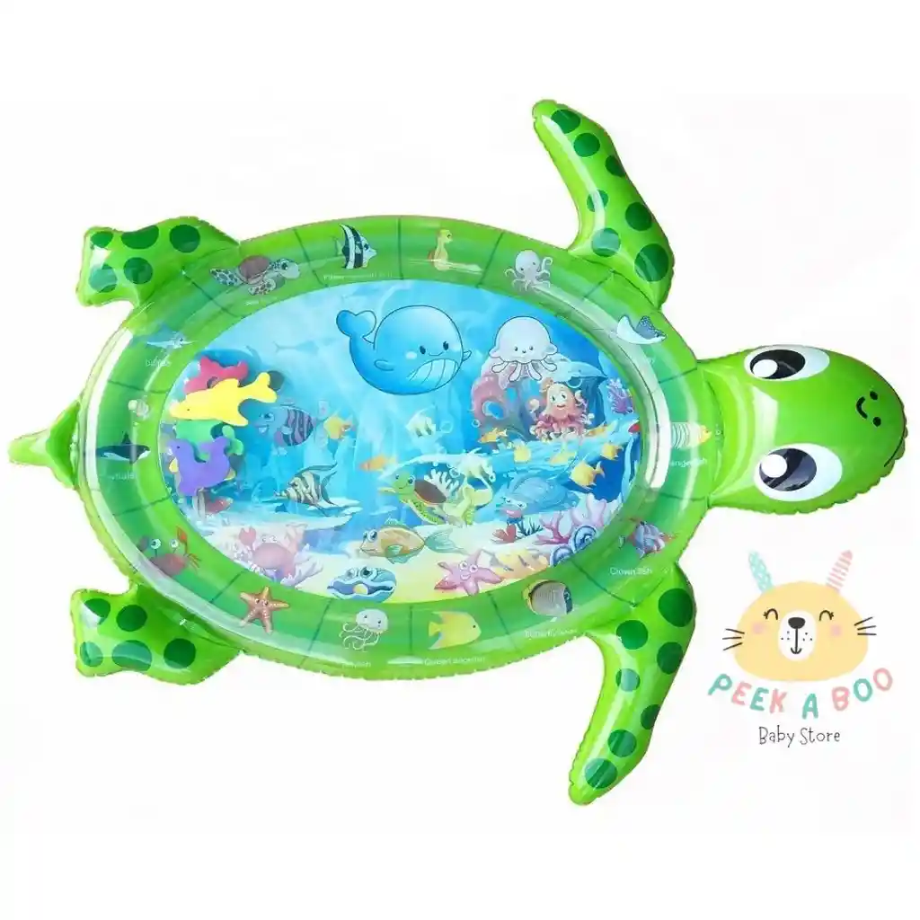 Tapete Sensorial De Agua Tortuga Para Niños Nuevo