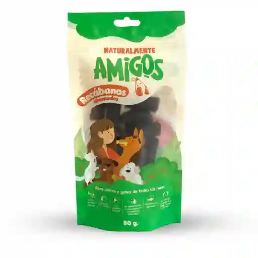Amigos Recabanos Ahumados De Proteina Y Fibra Natural Para Perros Y Gatos 80 G