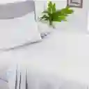 Sabana Ebozada Blanca Cama 1.40 Doble