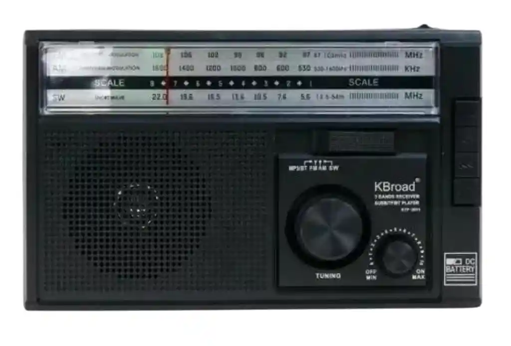 Radio Radio Con Linterna Y Panel