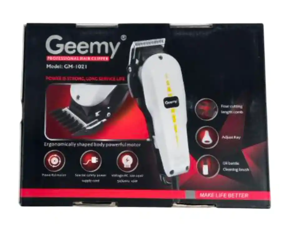 Maquina Afeitadora Y Cortadora De Pelo Geemy Gm-1021