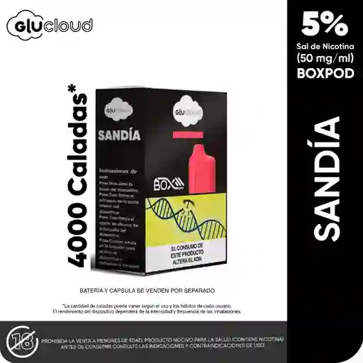 Pod Box Glucloud 4000puff - Sandia