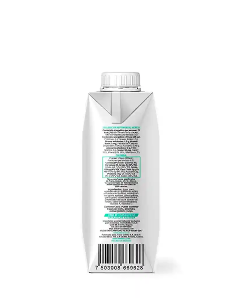 Bebida De Coco A De Coco 330 Ml