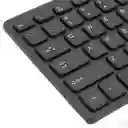 Mini Teclado Usb Slim Alambrico K1000 Negro Sin Teclado Numerico