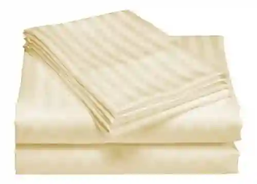 Sabana Embozada Beige Cama 1.60 Queen