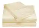 Sabana Embozada Beige 2x2 King