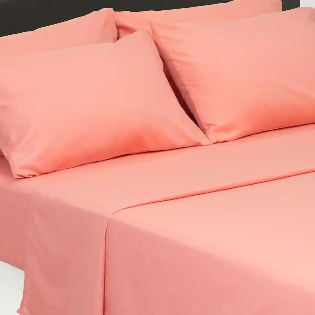 Sabana Embozada Salmon Cama 1.60