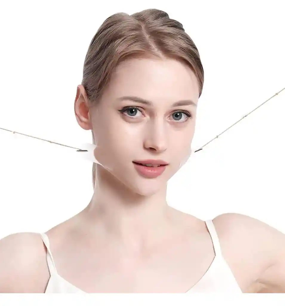 Cintas Lifting Facial Ojos Cuello Instantáneo Antiedad Todo Tipo De Piel Día/noche