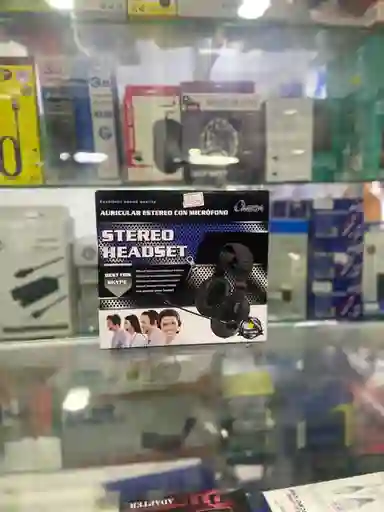 Audífonos Omega Con Micrófono Integrado | Diadema Ajustable En Cuero, Sonido Estéreo