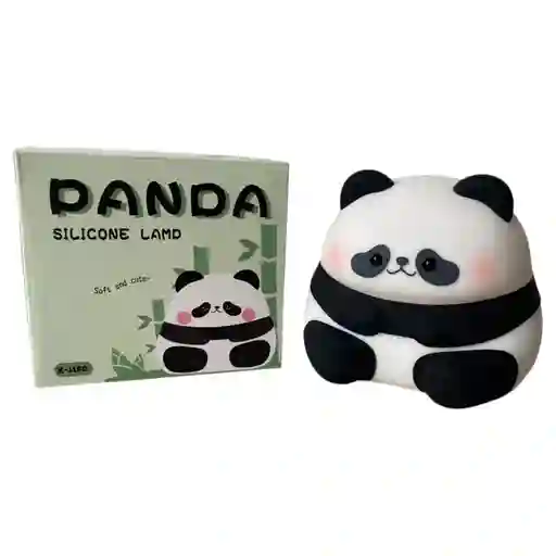 Lampara De Silicona De Panda Con Led Recargable