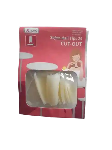 Uñas Postizas Blancas X 24 Und