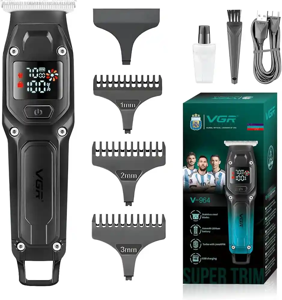 Maquina Corte De Cabello Y Patillera Vgr-964 Original