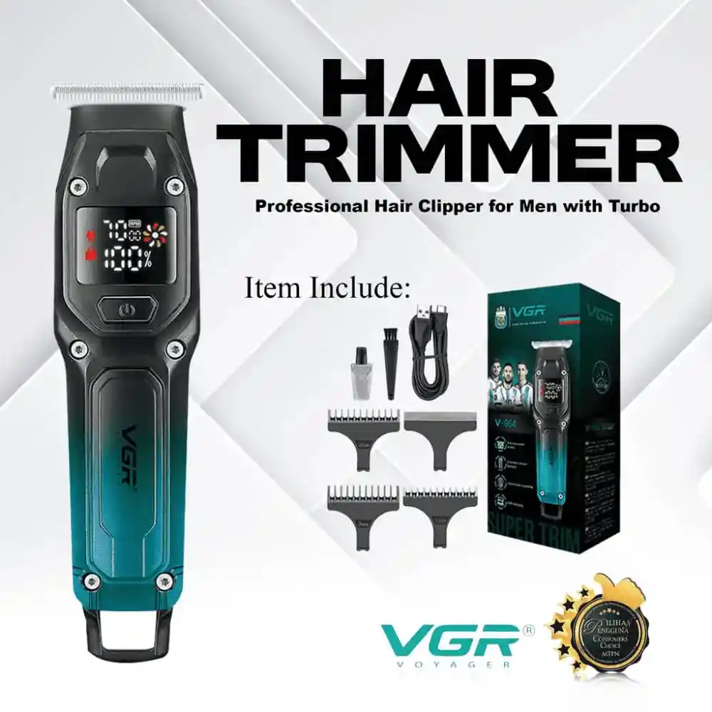 Maquina Corte De Cabello Y Patillera Vgr-964 Original