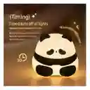 Lampara De Silicona De Panda Con Led Recargable