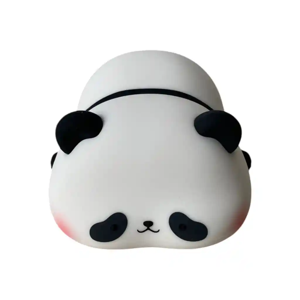 Lampara En Silicona De Panda Con Luz Calida Recargable