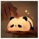 Lampara En Silicona De Panda Con Luz Calida Recargable