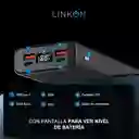 Batería Externa Power Bank 20000 Mah 74w Linkon Carga Rápida