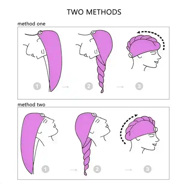 Toalla En Microfibra Para El Cabello