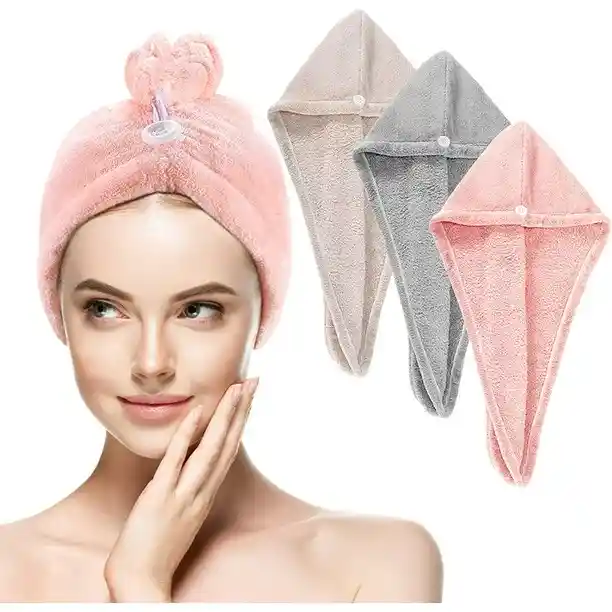 Toalla En Microfibra Para El Cabello