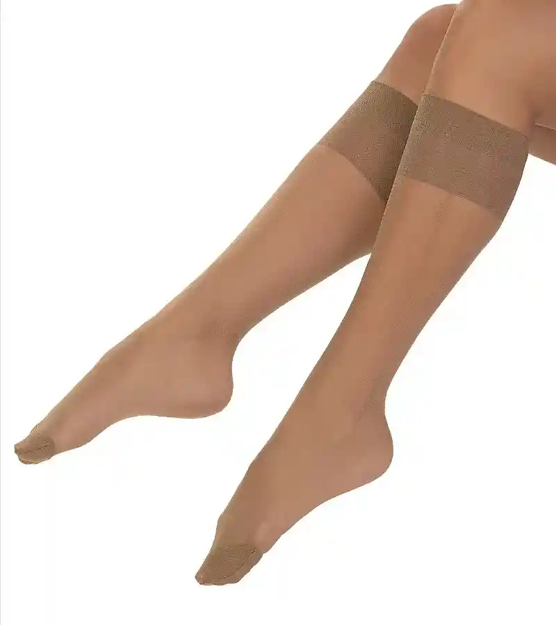 Media Romance Supervelada Slack / Hasta Las Rodillas Invisible Color Brown Talla Unica