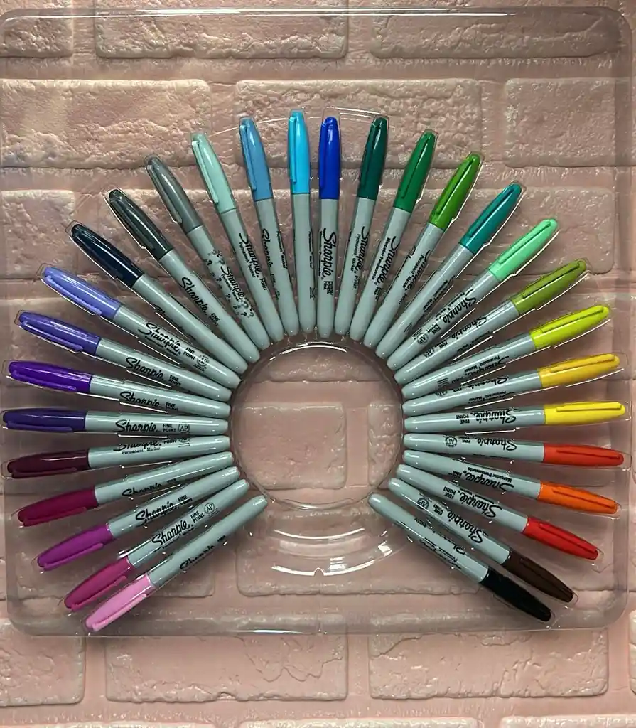 Set Marcador Fino Sharpie Ruleta X30 Marcadores
