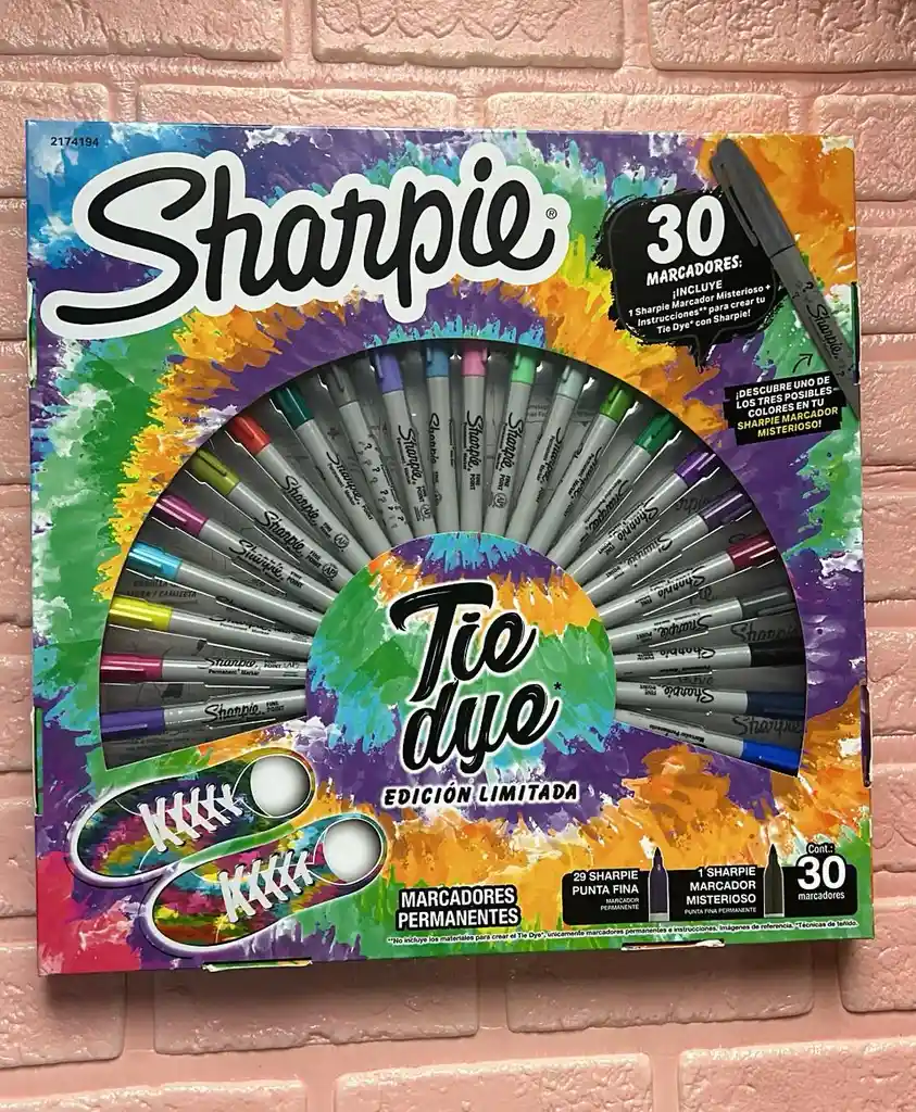 Set Marcador Fino Sharpie Ruleta X30 Marcadores
