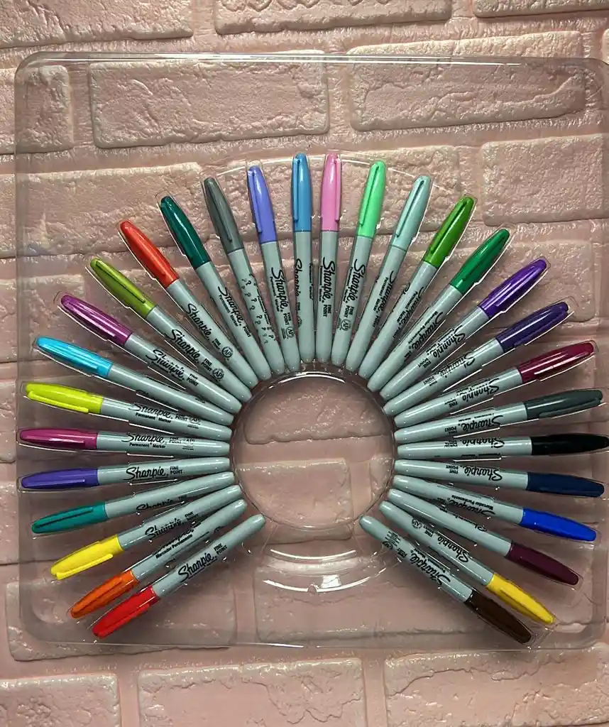 Set Marcador Fino Sharpie Ruleta X30 Marcadores