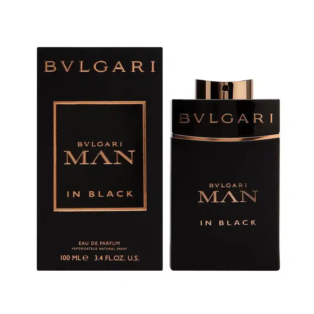 Perfume Bvlgari Man In Black Tradicional Edp 100ml Para Hombre 1.1