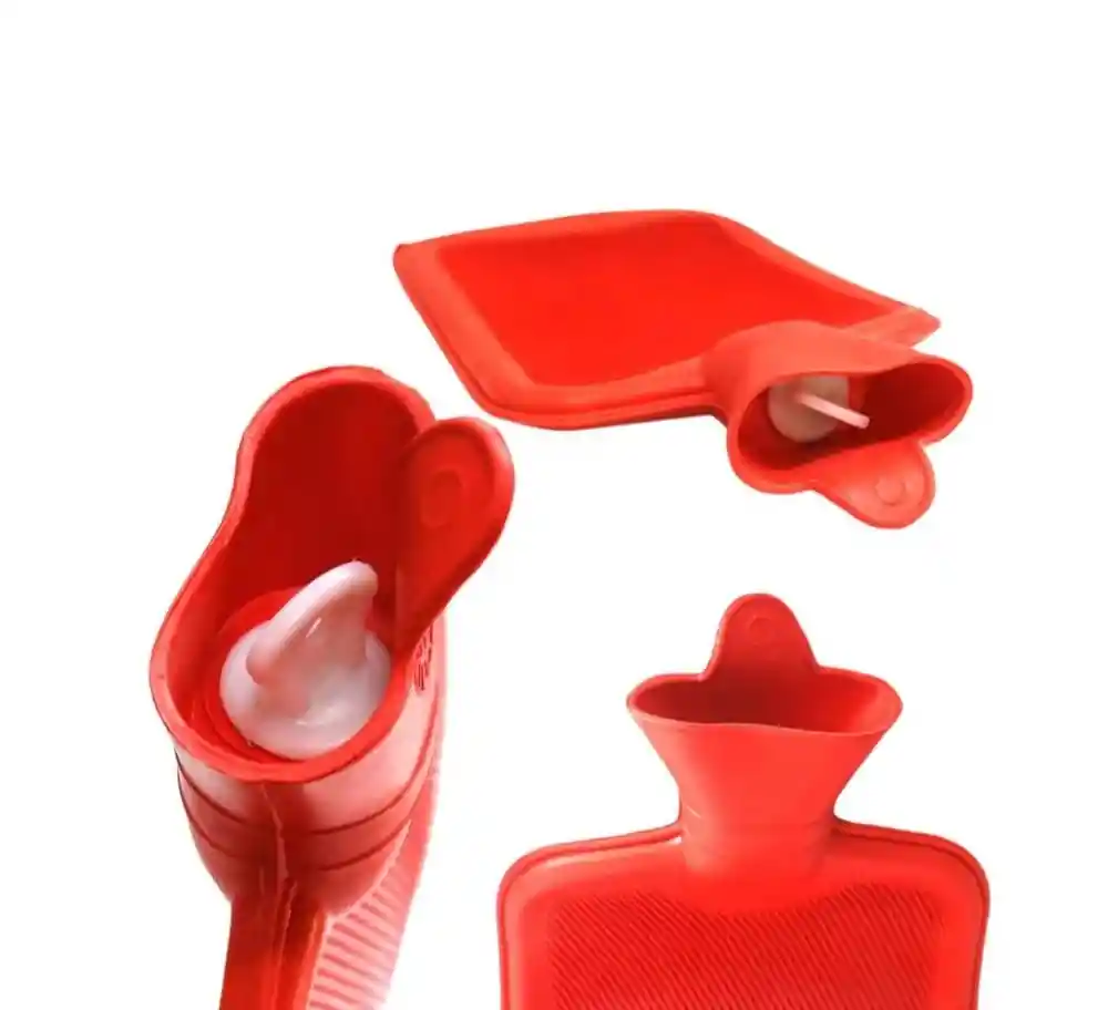 Bolsa Térmica De Agua Caliente 1 Litro Con Forro Caliente Fría Compresa Terapia